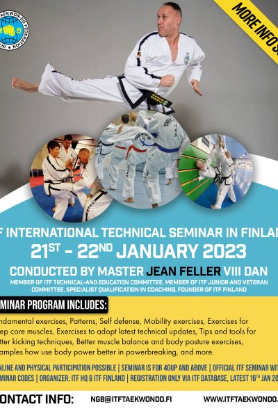 International Technical Seminar by Master Jean Feller