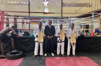 DELIVERY OF THE INTERNATIONAL BLACK BELT CERTIFICATES OF THE DRC ITF NGB