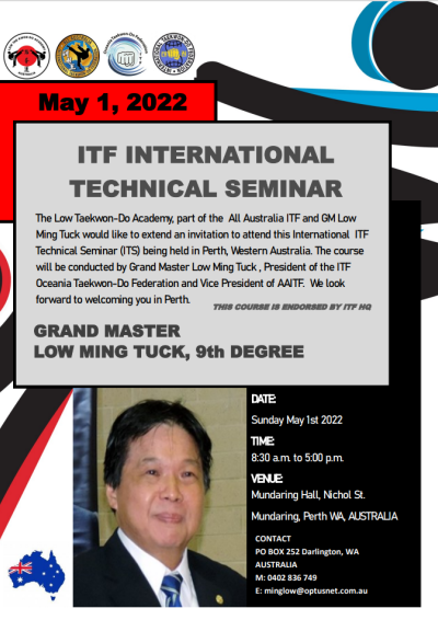 International Technical Seminar by GM Low Ming Tuck, Australia