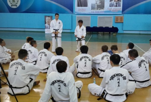 Grand Master Kim Ung Chol in Semey, Kazakhstan