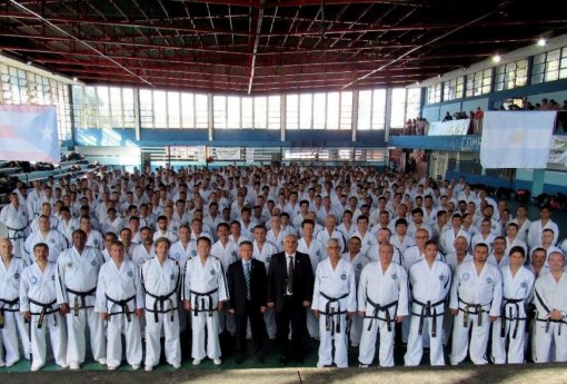 President Ri Yong Son & Grand Master Hwang Ho Yong in…