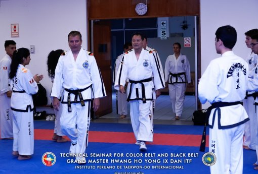 TECHNICAL SEMINAR FOR COLOR BELTS AND BLACK BELTS IN PERU…