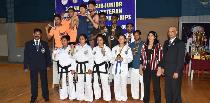34th National ITF Taekwon‑do Championship, India, 26th to 30th Dec. 2019