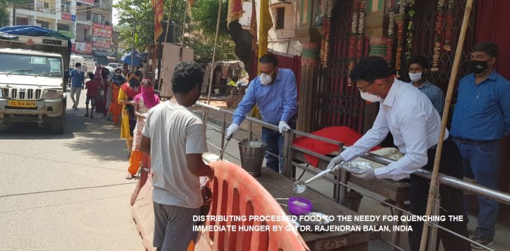 Humanitarian work during Covid-19 pandemic