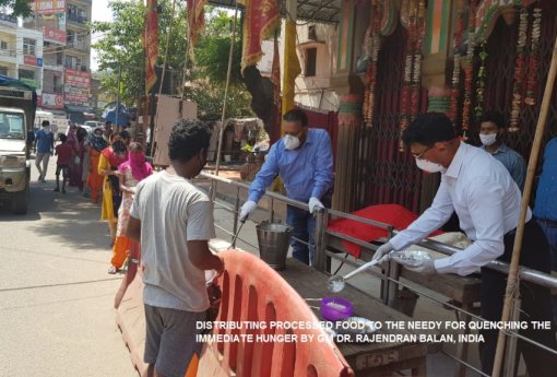 Humanitarian work during Covid-19 pandemic