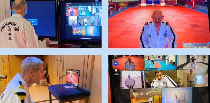 Grand Master Hutchison’s First B.I.T.F Zoom training Seminar for the United Kingdom 4th — 8th Dan