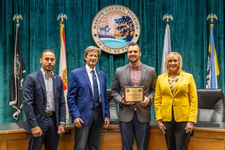 Important Recognition from Marion County, the government of Ocala, USA