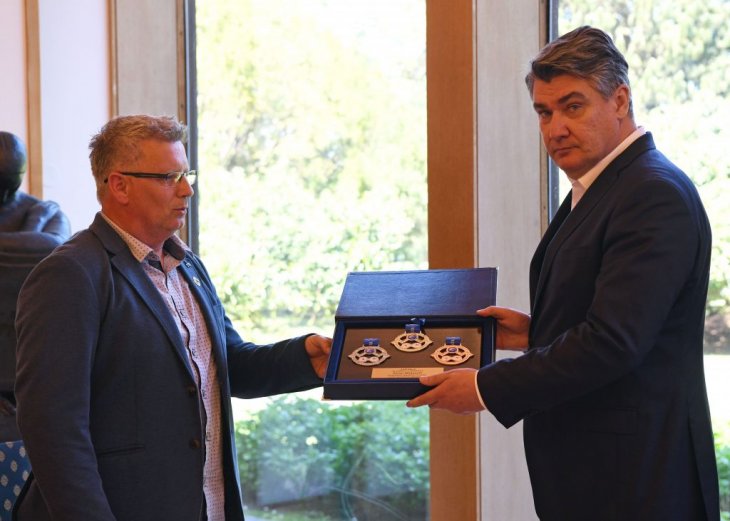 President of the Republic of Croatia received a delegation of the Croatian Traditional ITF Taekwon‑Do Federation