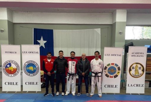 Trainining at Chilean Olympic Training Center