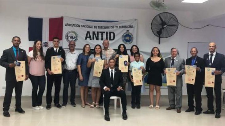 DELIVERY OF INTERNATIONAL CERTIFICATE AND GRADUATION OF BLACK BELTS