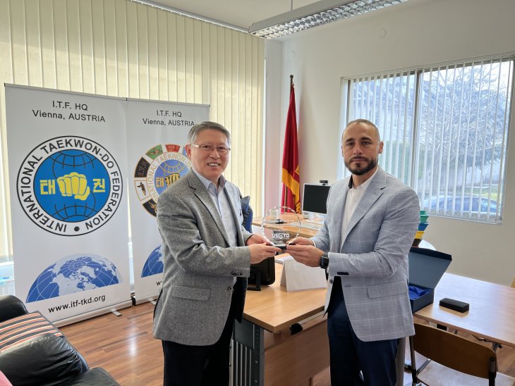 Mr. Jose Montero visiting the ITF HQ.