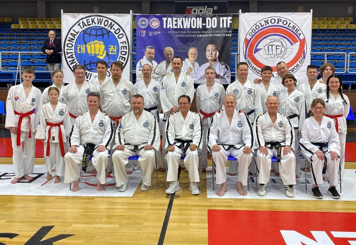 ITF  Technical Seminar by Grand Master Hwang Ho Yong  in Słupsk, Poland