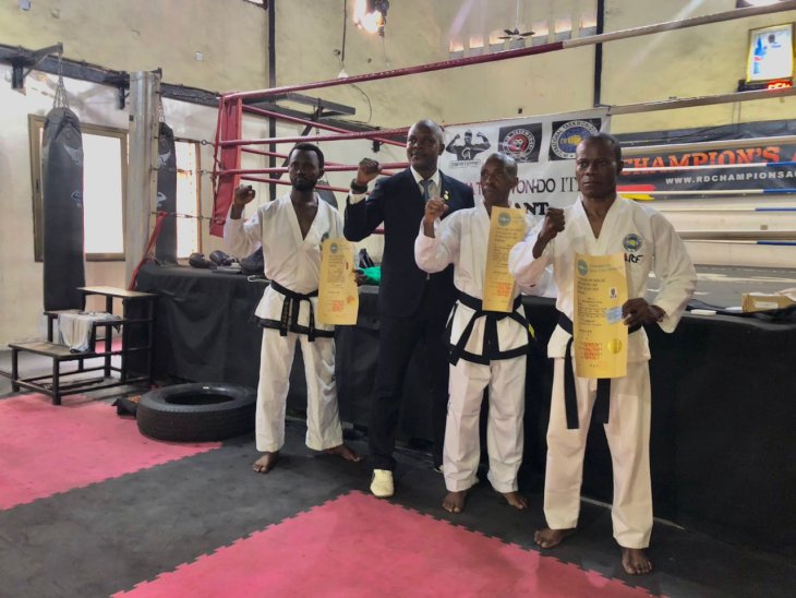 DELIVERY OF THE INTERNATIONAL BLACK BELT CERTIFICATES OF THE DRC ITF NGB