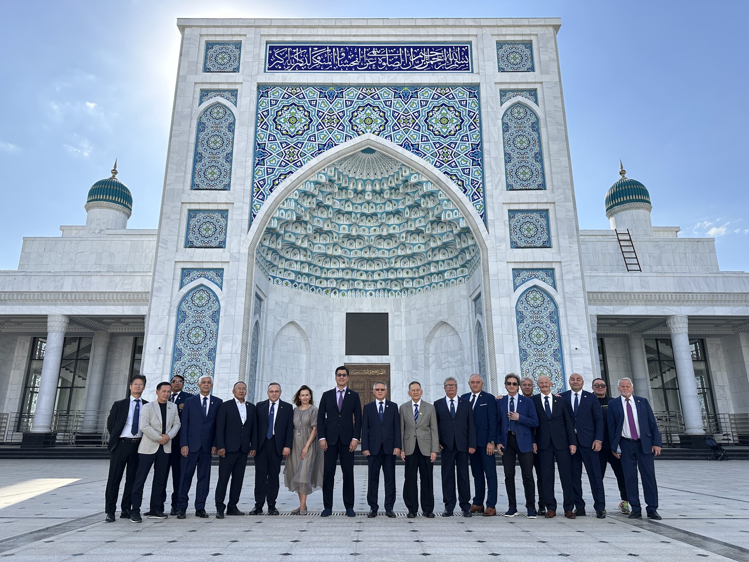 ITF Delegation Visits Turkistan Mosque to Pay Respects and Support the Local Community